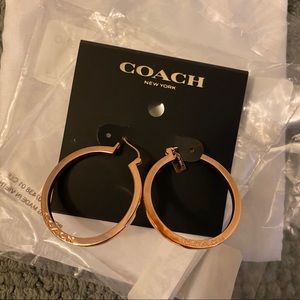 COACH Hoop Earrings